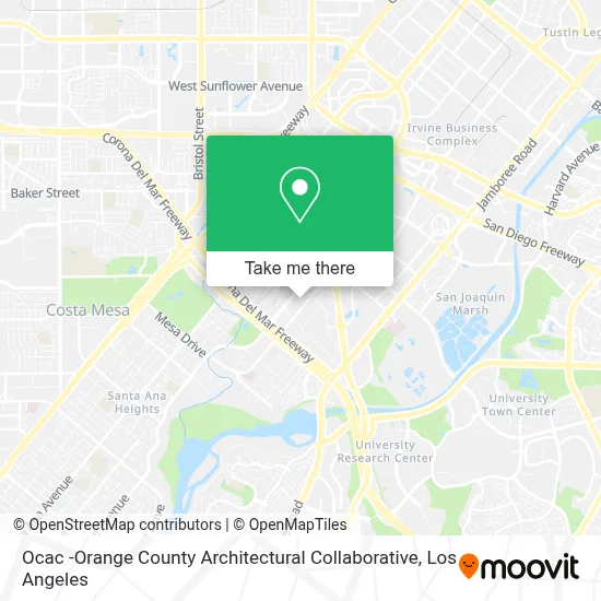 Ocac -Orange County Architectural Collaborative map