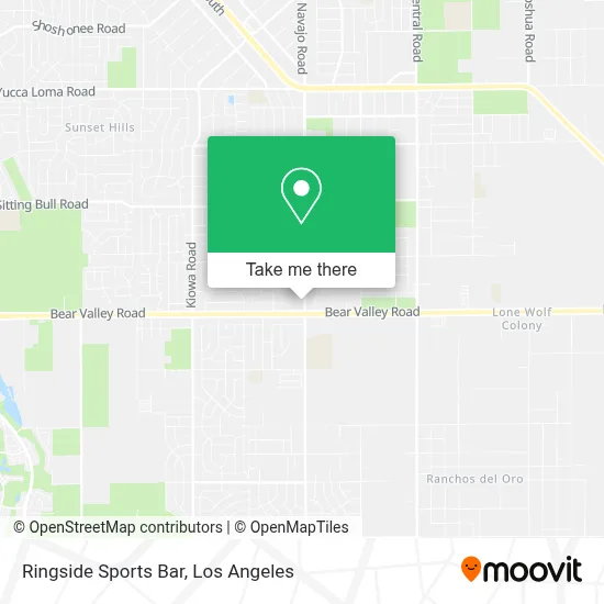 Ringside Sports Bar map