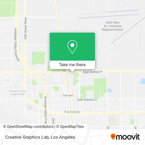 Creative Graphics Lab map