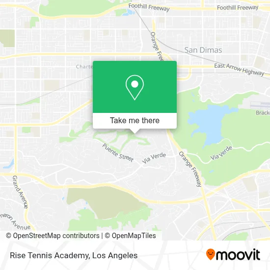 Rise Tennis Academy map