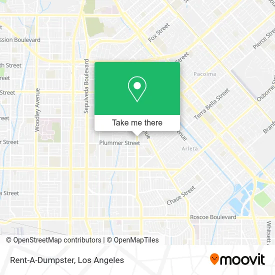 Rent-A-Dumpster map