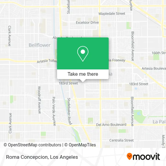 Roma Concepcion map