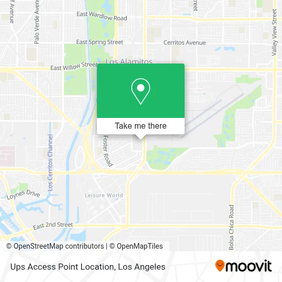 Ups Access Point Location map
