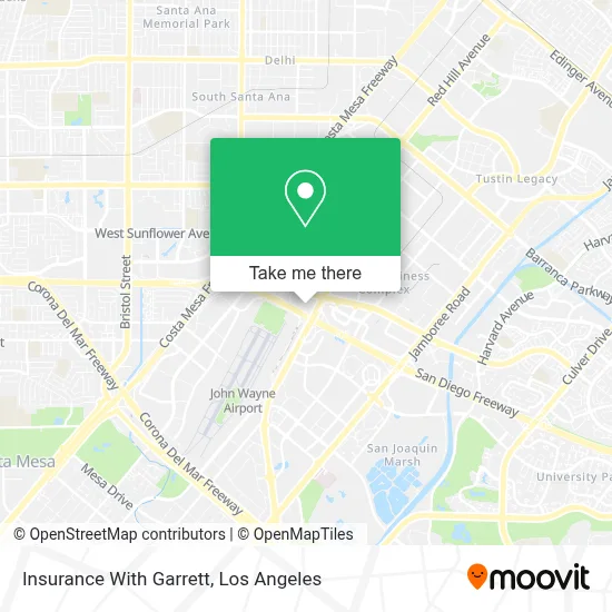 Insurance With Garrett map