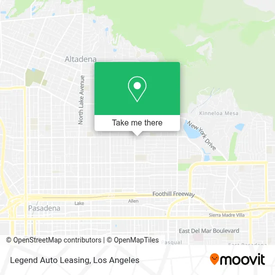 Legend Auto Leasing map