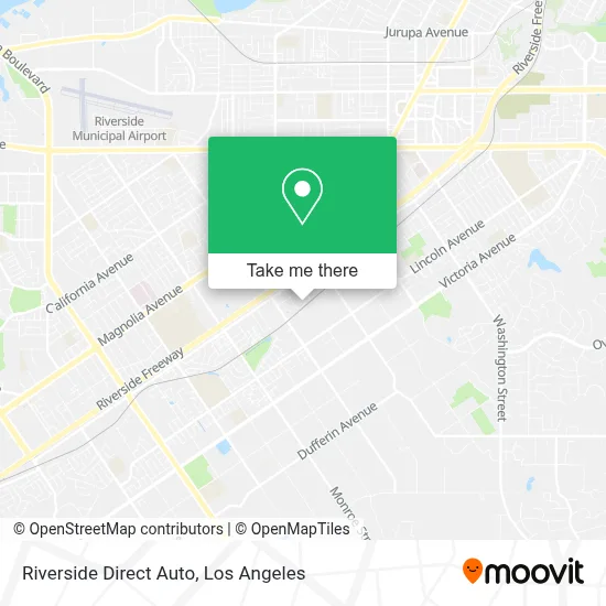 Riverside Direct Auto map