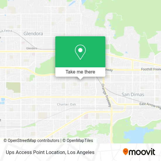 Ups Access Point Location map
