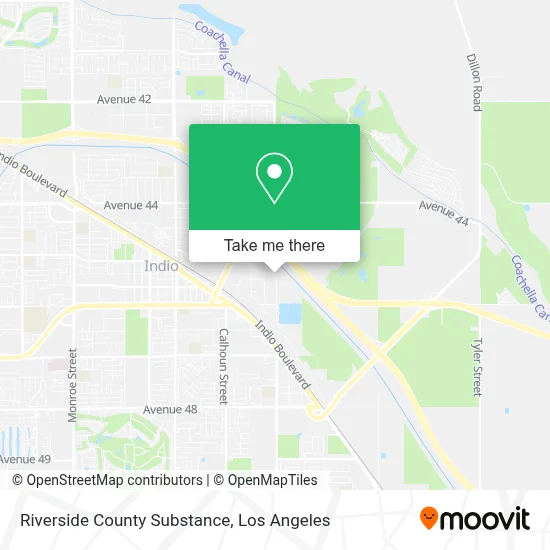 Riverside County Substance map
