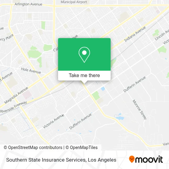 Southern State Insurance Services map
