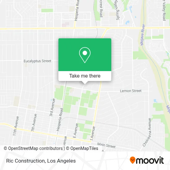 Ric Construction map