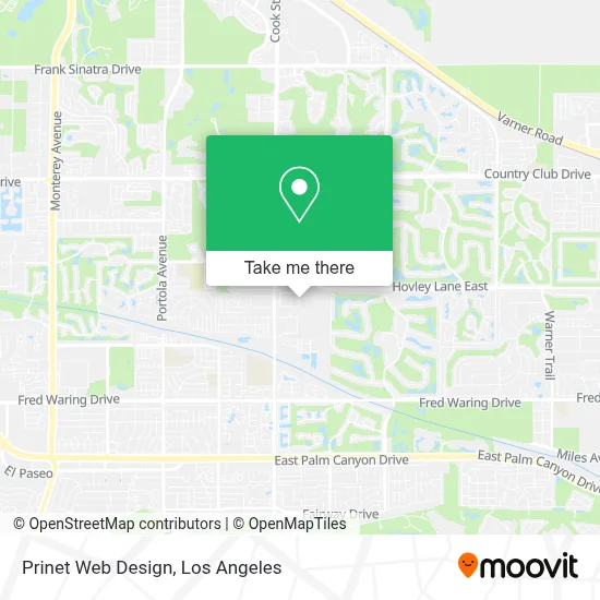 Prinet Web Design map