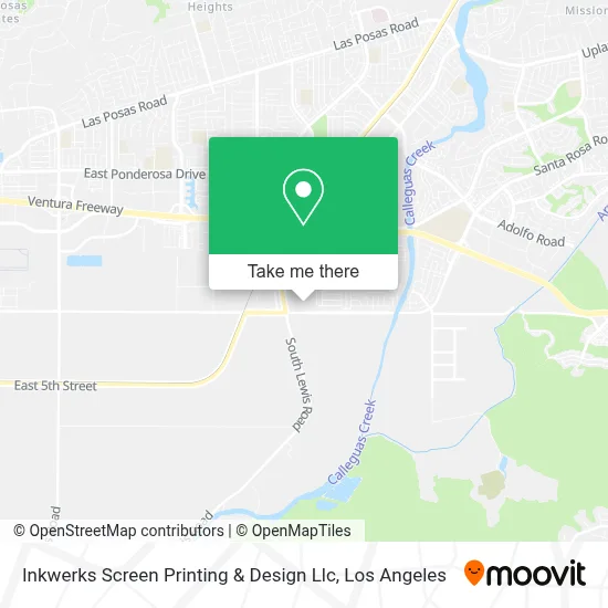 Inkwerks Screen Printing & Design Llc map