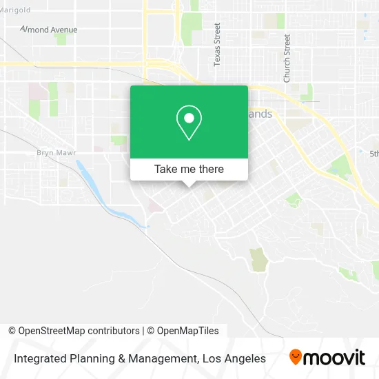 Integrated Planning & Management map
