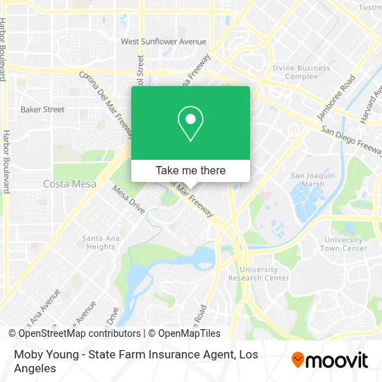 Moby Young - State Farm Insurance Agent map