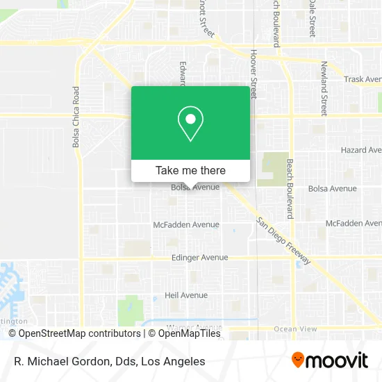 R. Michael Gordon, Dds map