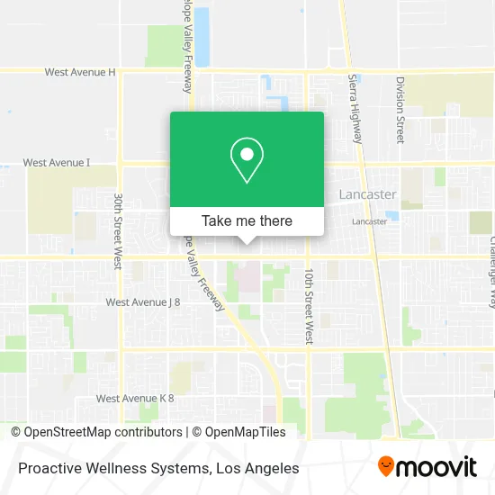 Proactive Wellness Systems map