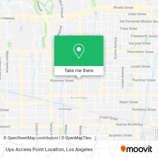 Ups Access Point Location map