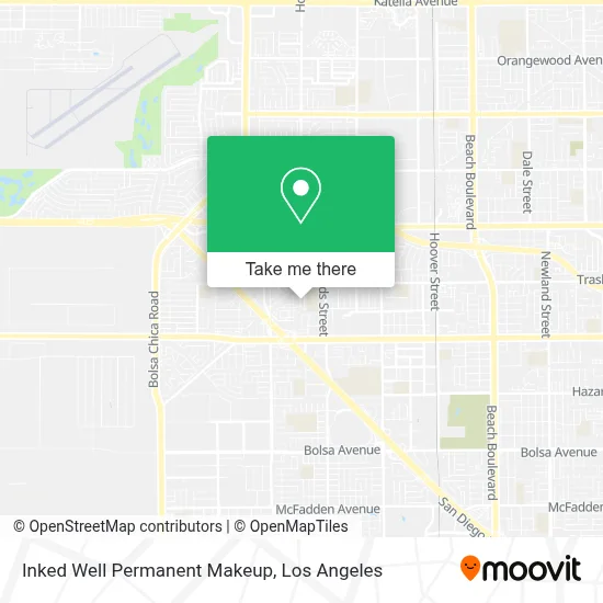 Inked Well Permanent Makeup map