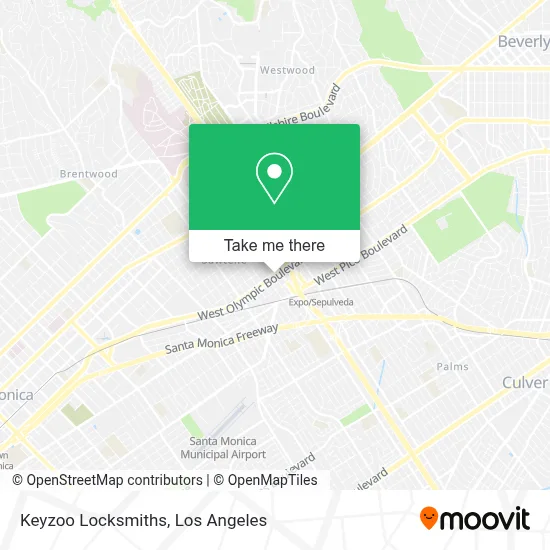 Keyzoo Locksmiths map