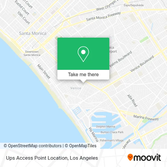 Ups Access Point Location map