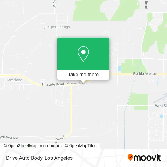 Drive Auto Body map