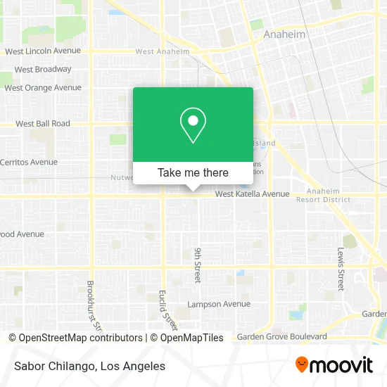 Sabor Chilango map