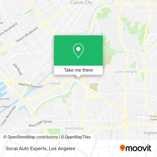 Socal Auto Experts map