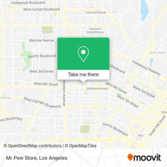 Mr Pew Store map