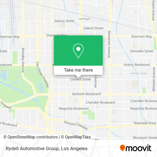 Rydell Automotive Group map