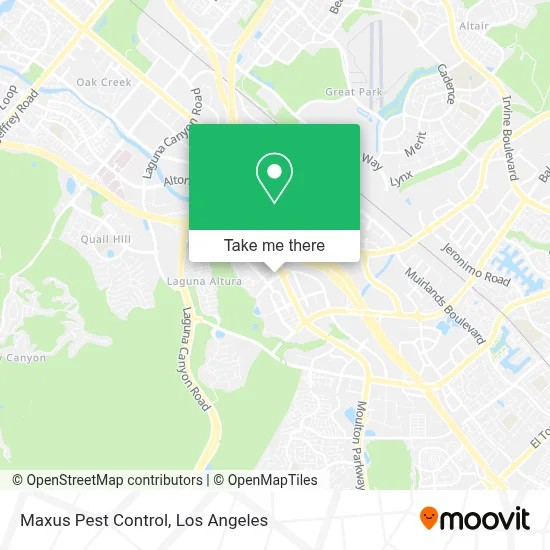 Maxus Pest Control map