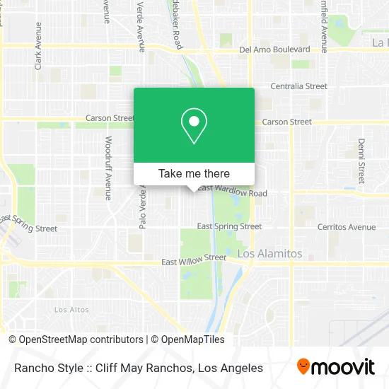 Rancho Style :: Cliff May Ranchos map