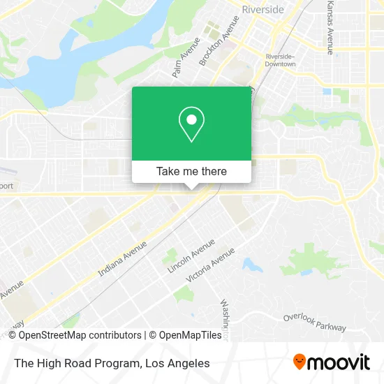 The High Road Program map