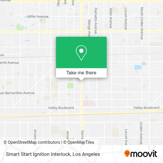 Smart Start Ignition Interlock map