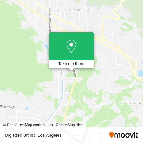 Digitized Bit Inc map