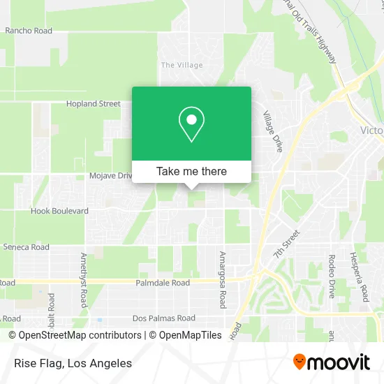 Rise Flag map