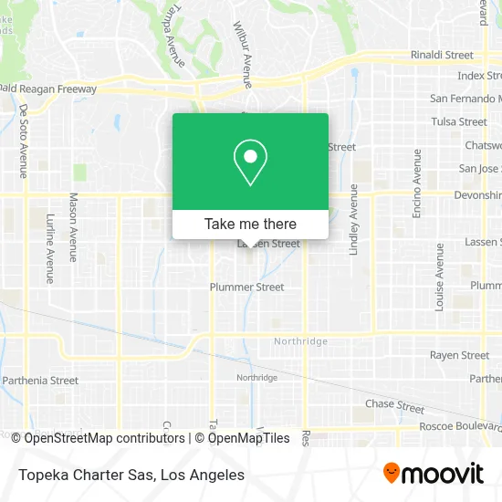 Topeka Charter Sas map