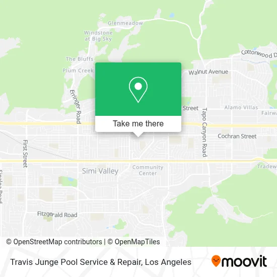 Travis Junge Pool Service & Repair map