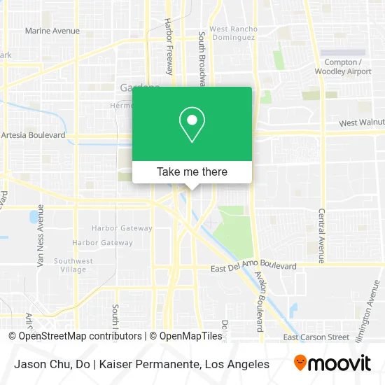 Jason Chu, Do | Kaiser Permanente map