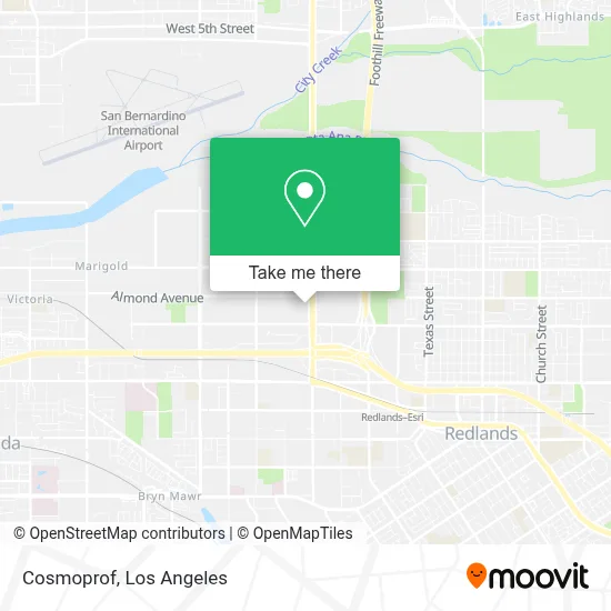 Cosmoprof map