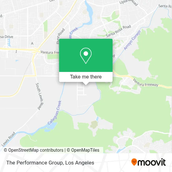 The Performance Group map