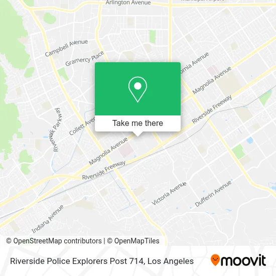 Riverside Police Explorers Post 714 map