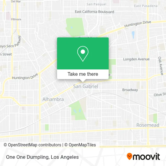 One One Dumpling map