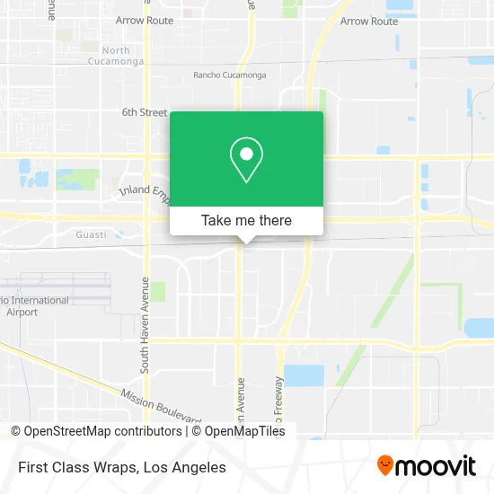 First Class Wraps map