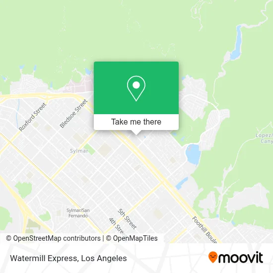 Watermill Express map