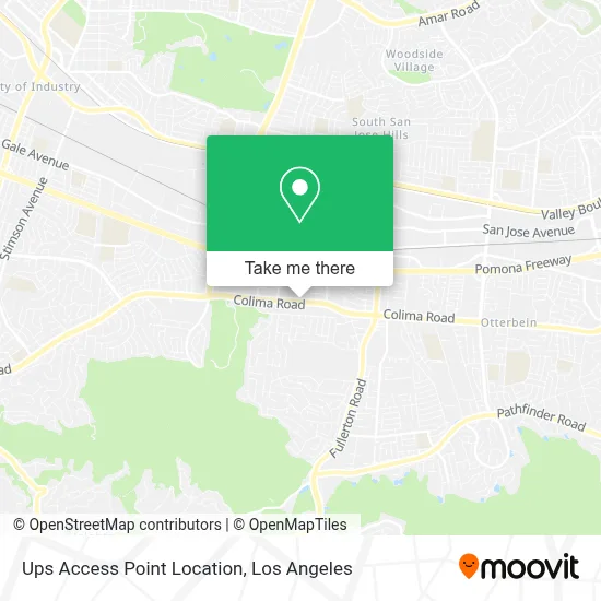 Ups Access Point Location map