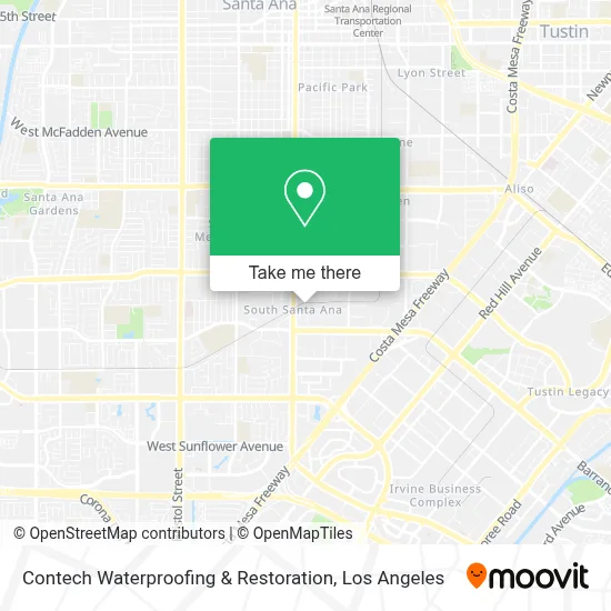 Contech Waterproofing & Restoration map
