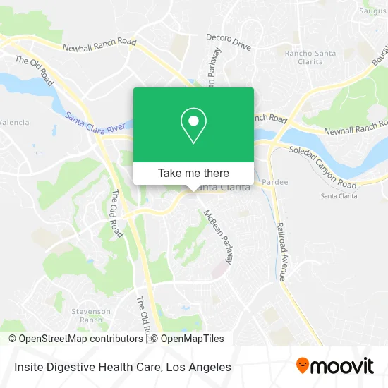 Insite Digestive Health Care map