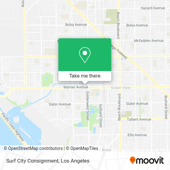 Surf City Consignment map
