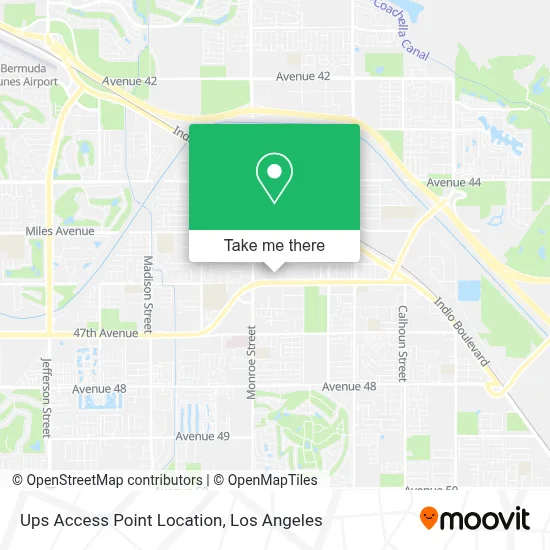 Ups Access Point Location map