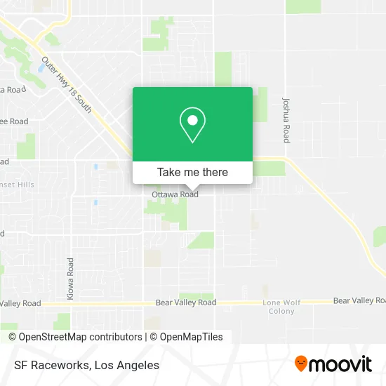 SF Raceworks map